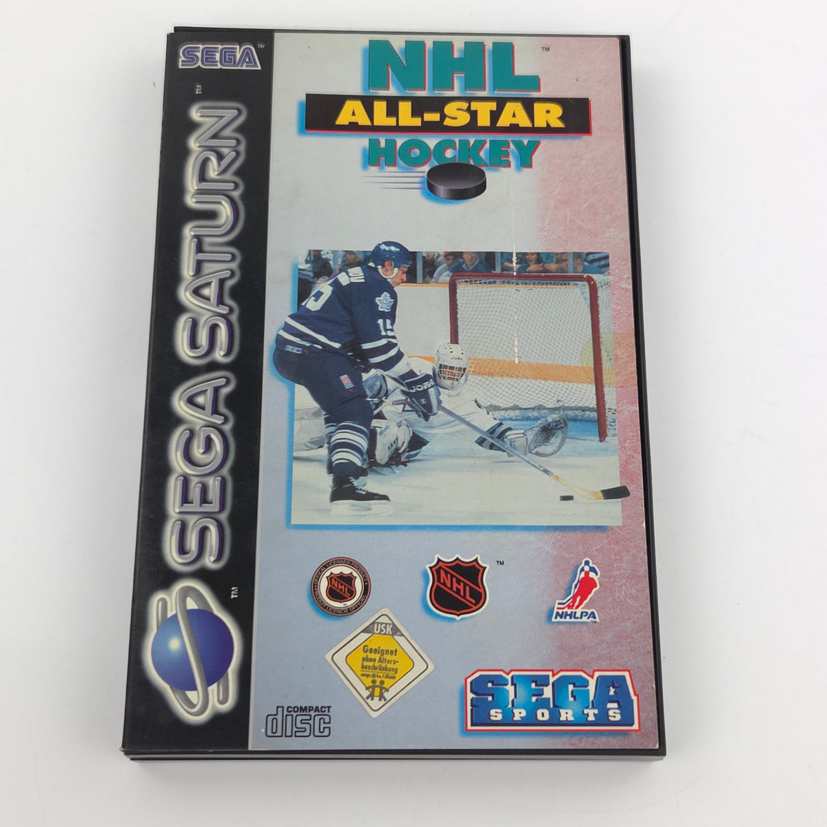 Sega Saturn Spiel NHL All-Star Hockey OVP PAL EUR CD