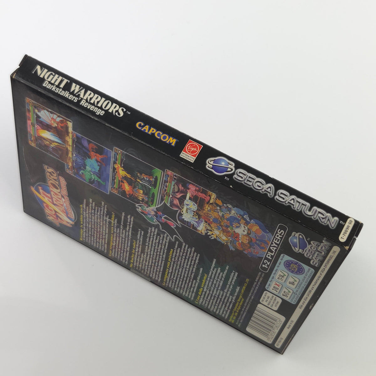 Sega Saturn Spiel – Night Warriors Darkstalkers Revenge OVP