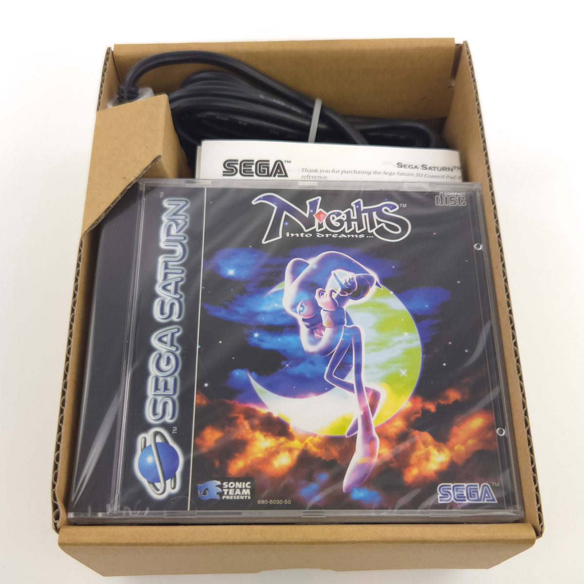 Sega Saturn Spiel – Nights into Dreams + 3D Controller (OVP)