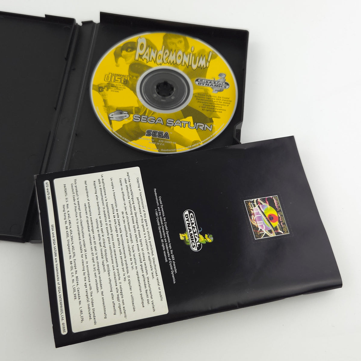 Sega Saturn Spiel – Pandemonium OVP PAL