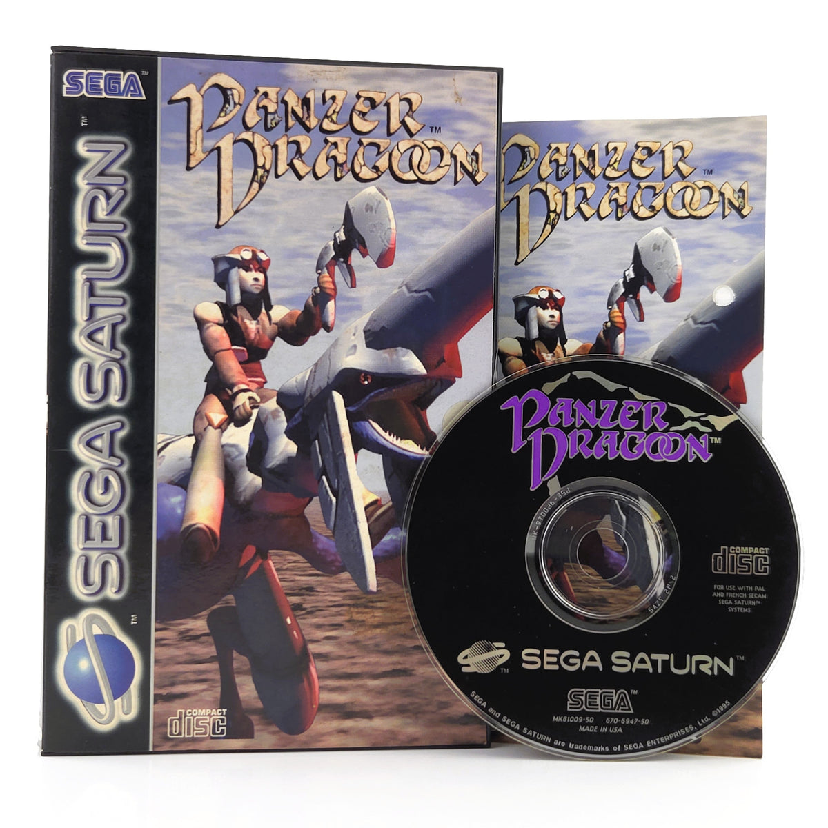 Sega Saturn Spiel Panzer Dragoon PAL EUR OVP Komplett