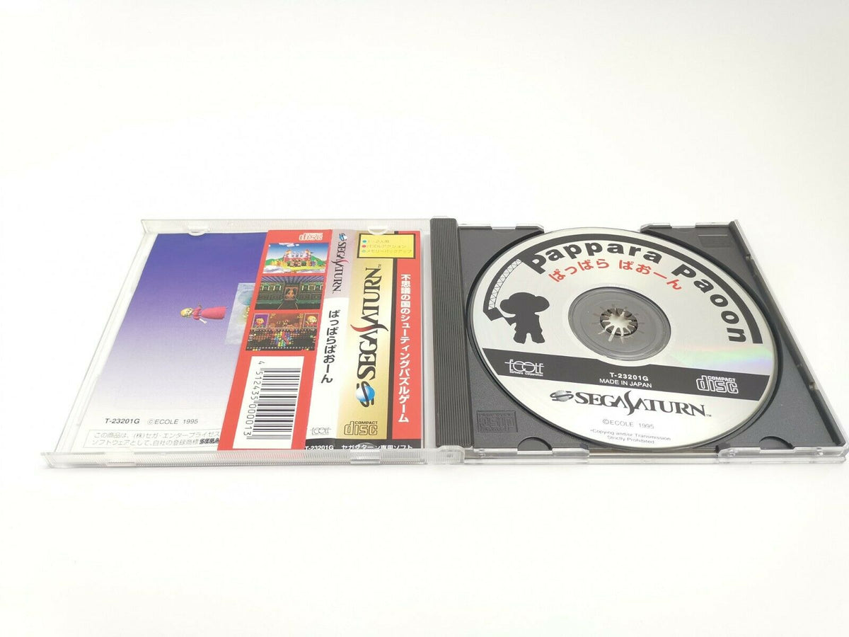 Sega Saturn Spiel – Pappara Paoon Japan Spine Card OVP
