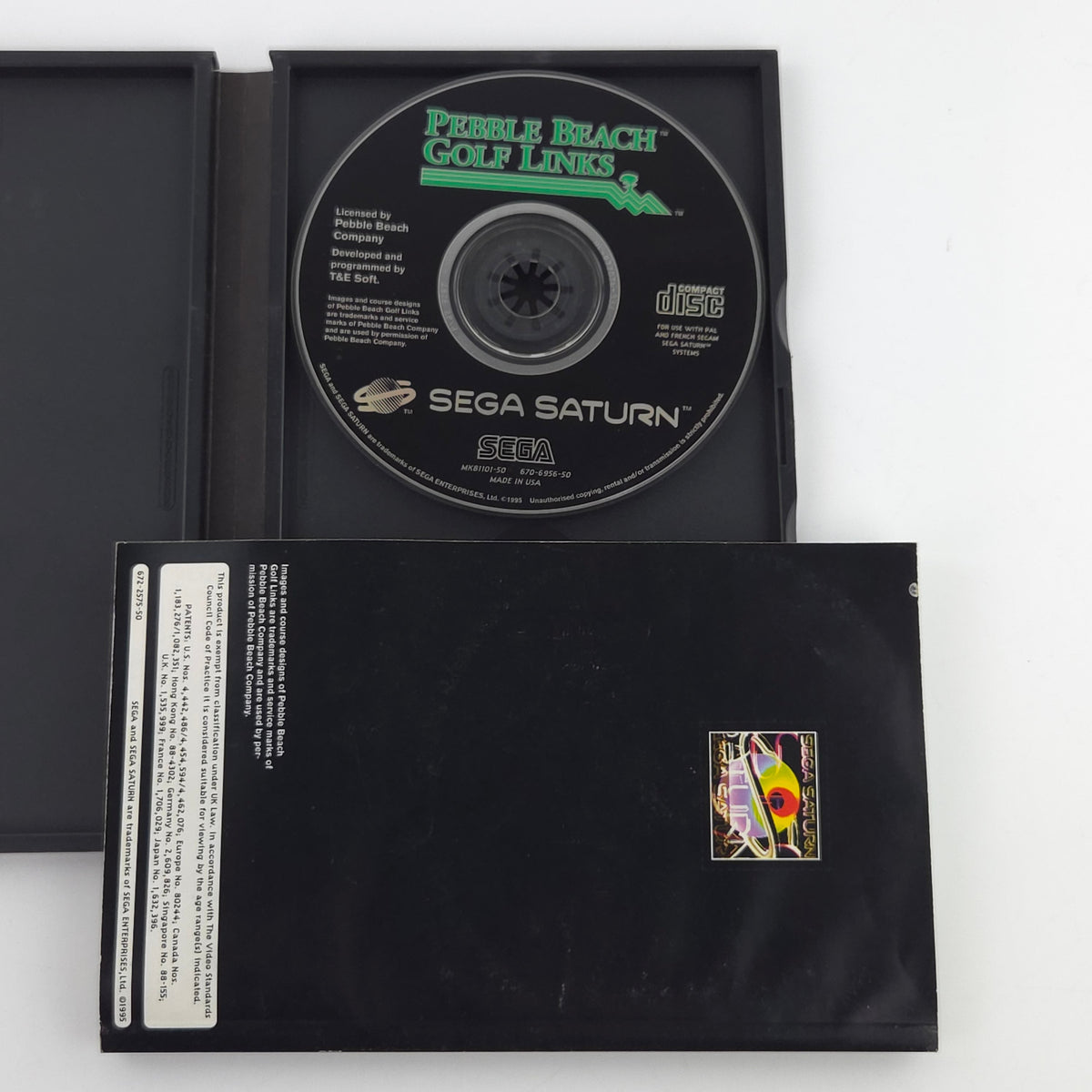 Sega Saturn Spiel Pebble Beach Golf Links OVP PAL EUR
