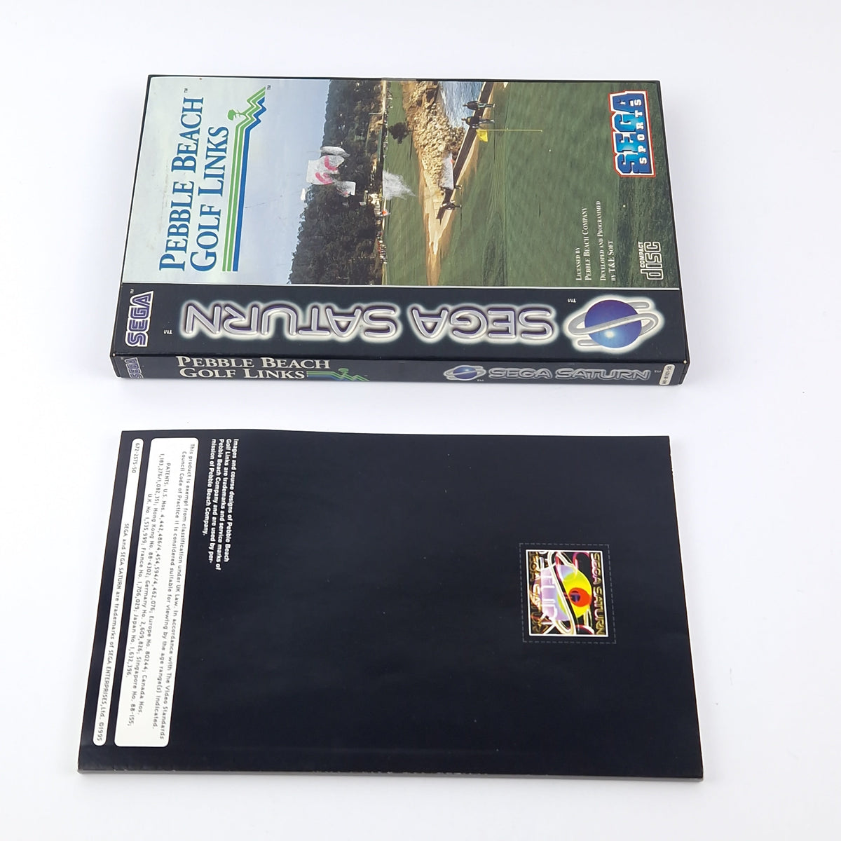 Sega Saturn Spiel – Pebble Beach Golf Links PAL OVP