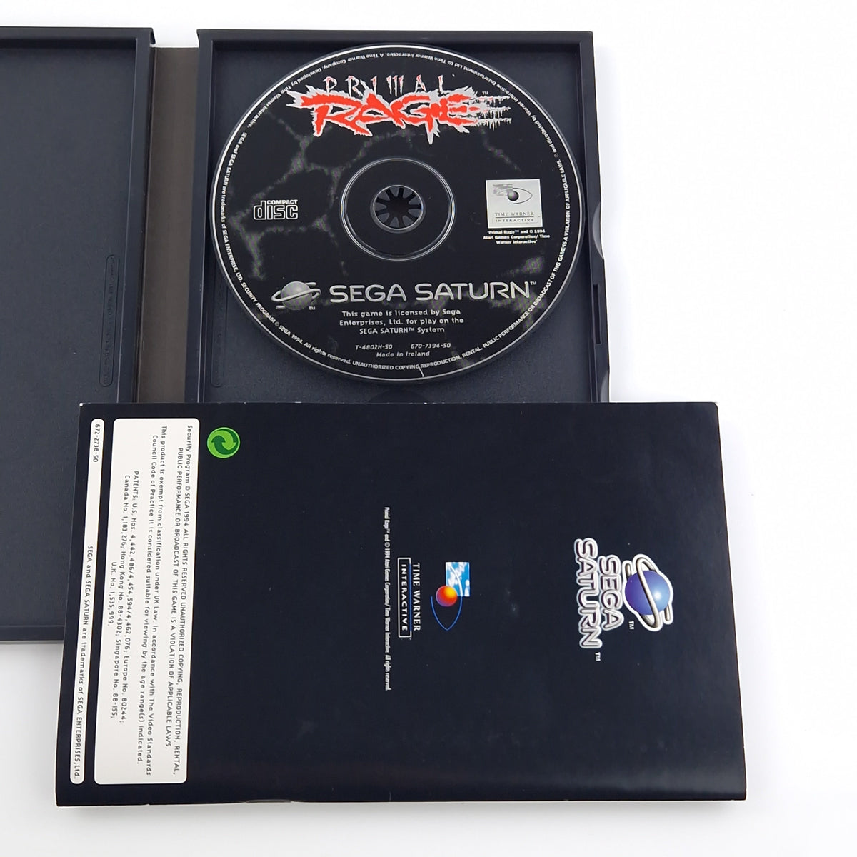 Sega Saturn Spiel – Primal Rage OVP PAL
