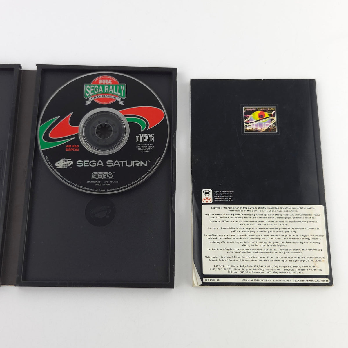 Sega Saturn Spiel Sega Rally Championship OVP PAL EUR
