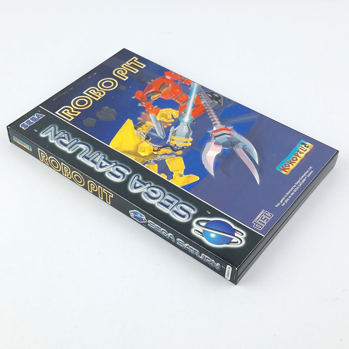Sega Saturn Spiel – Robo Pit (NEU Sticker Seal OVP)