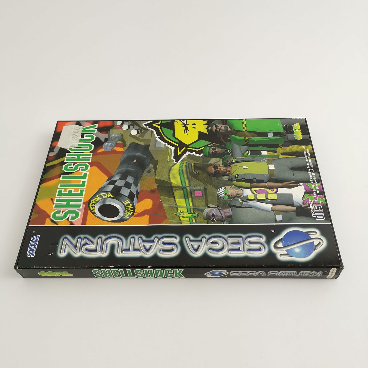 Sega Saturn Spiel: Shellshock in OVP & Anleitung - Core | PAL Version