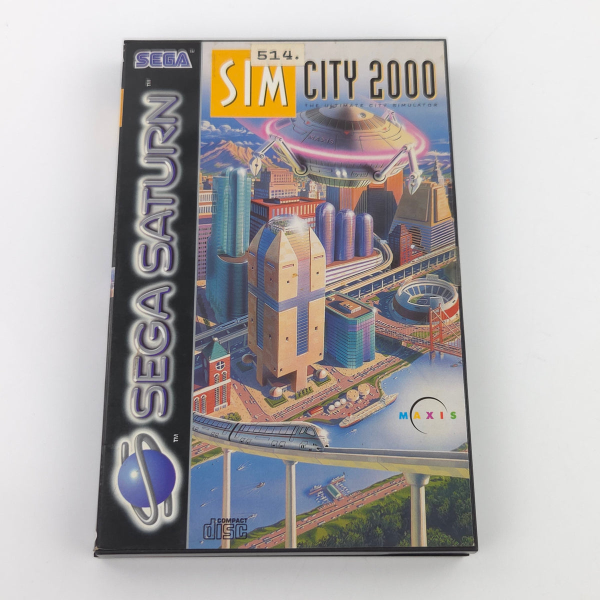Sega Saturn Spiel Sim City 2000 Ultimate City (OVP) PAL