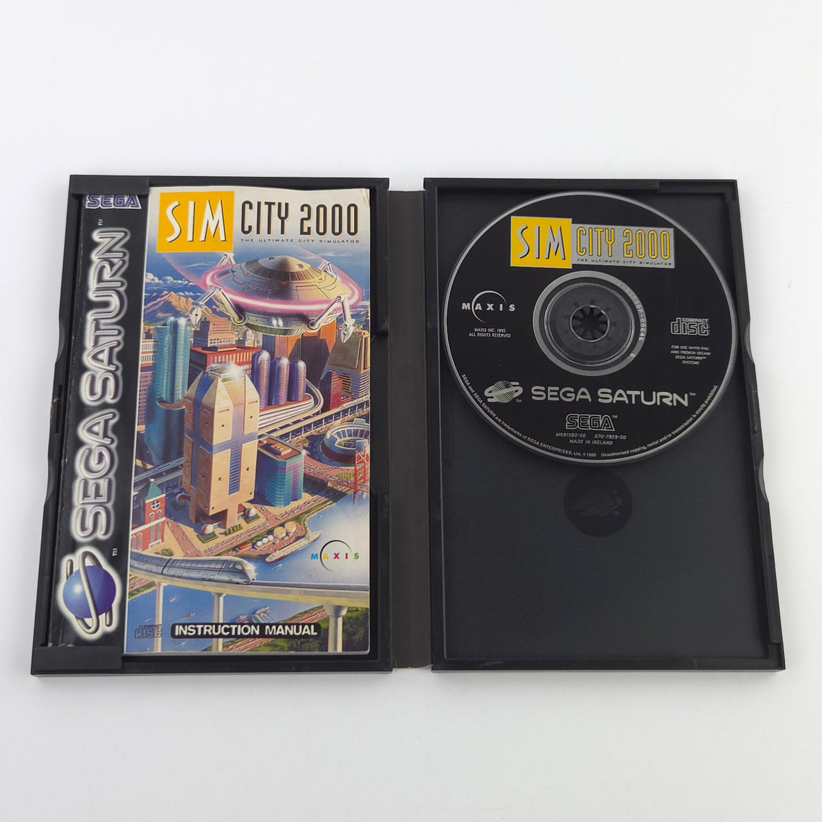 Sega Saturn Spiel Sim City 2000 Ultimate City (OVP) PAL