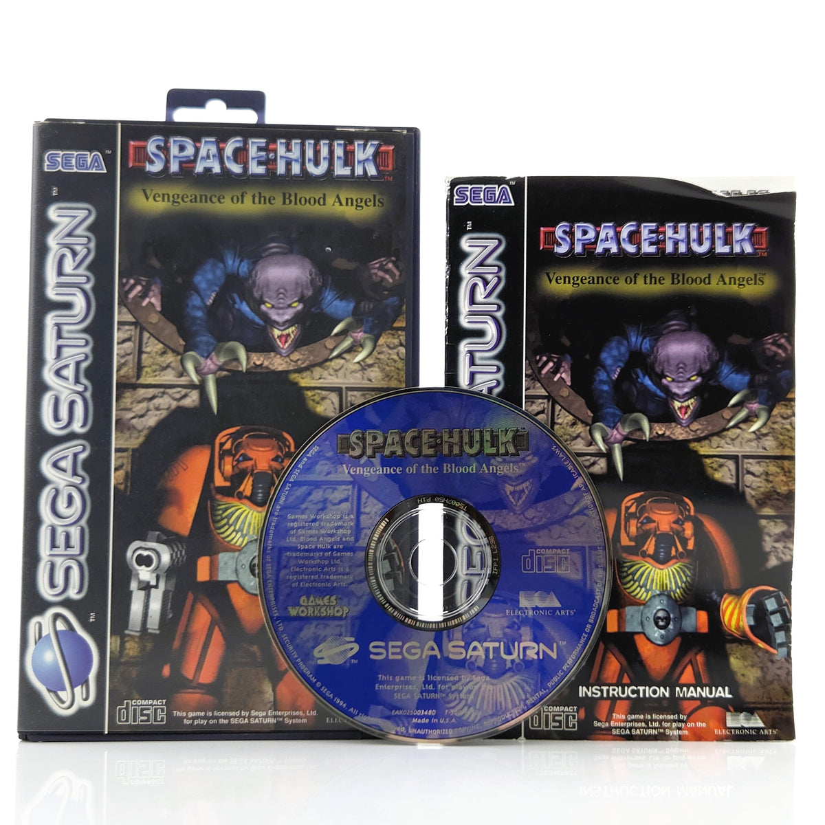 Sega Saturn Spiel Space Hulk Vengeance Blood Angels PAL