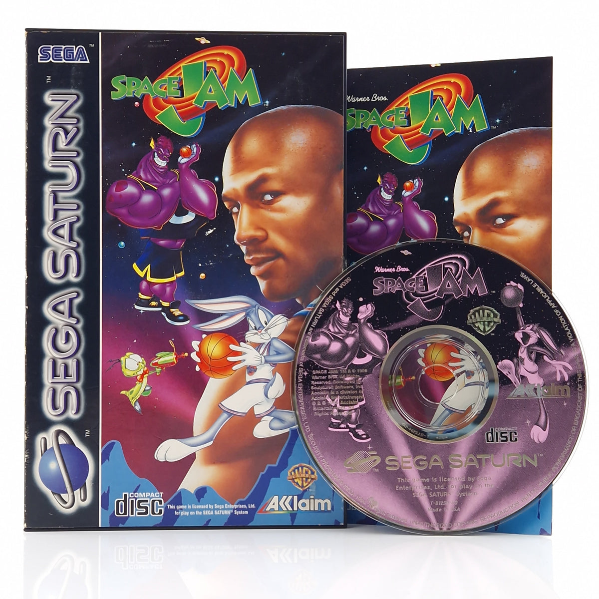 Sega Saturn Spiel – Space Jam OVP PAL Basketball