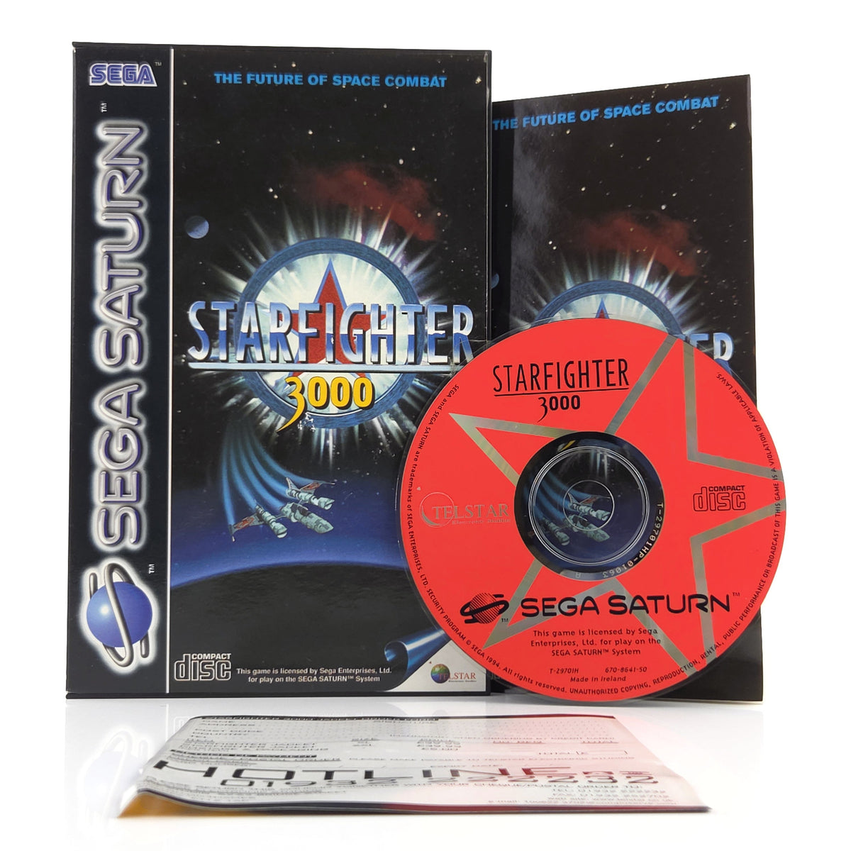 Sega Saturn Spiel Starfighter 3000 OVP PAL CD Anleitung