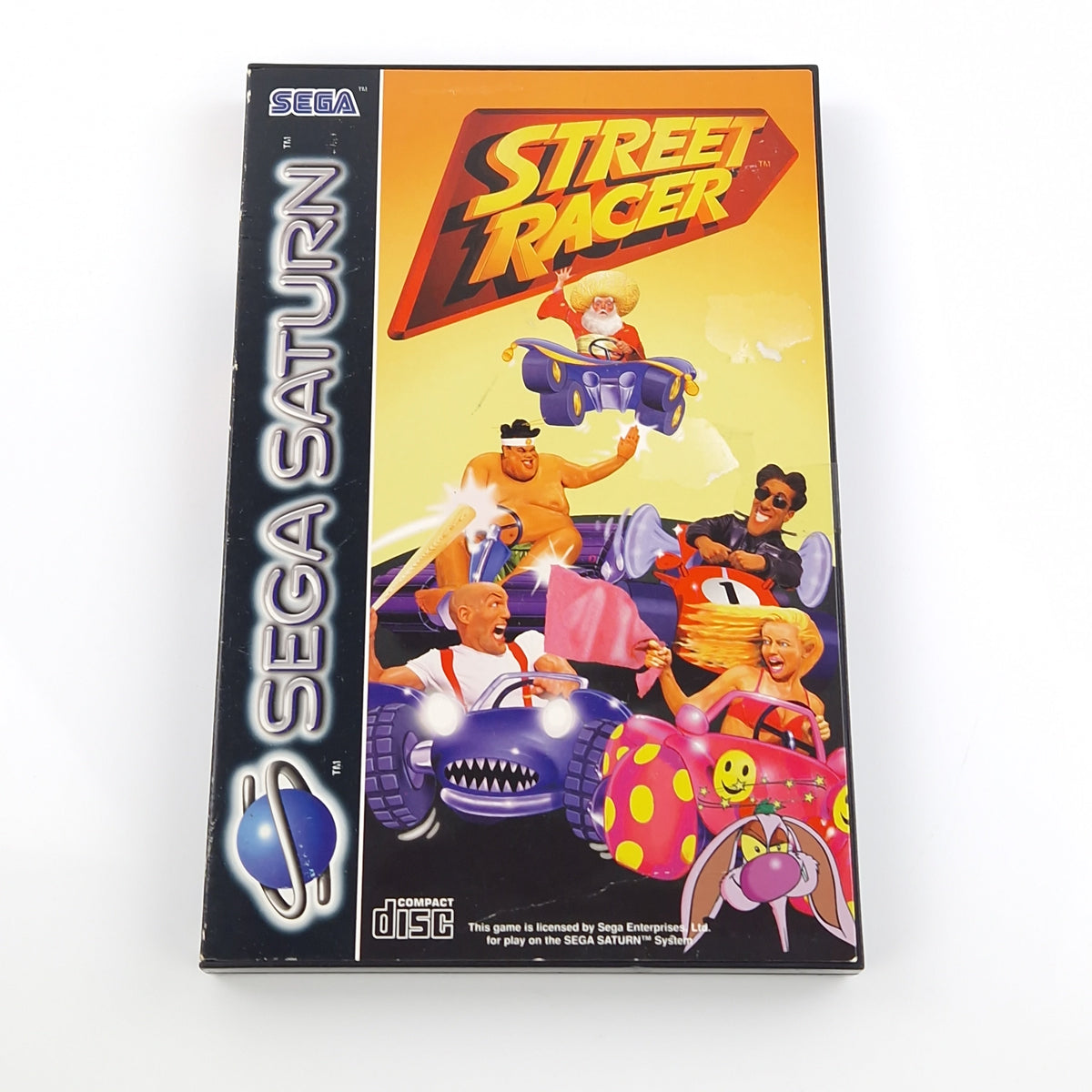 Sega Saturn Spiel – Street Racer CD Anleitung OVP PAL