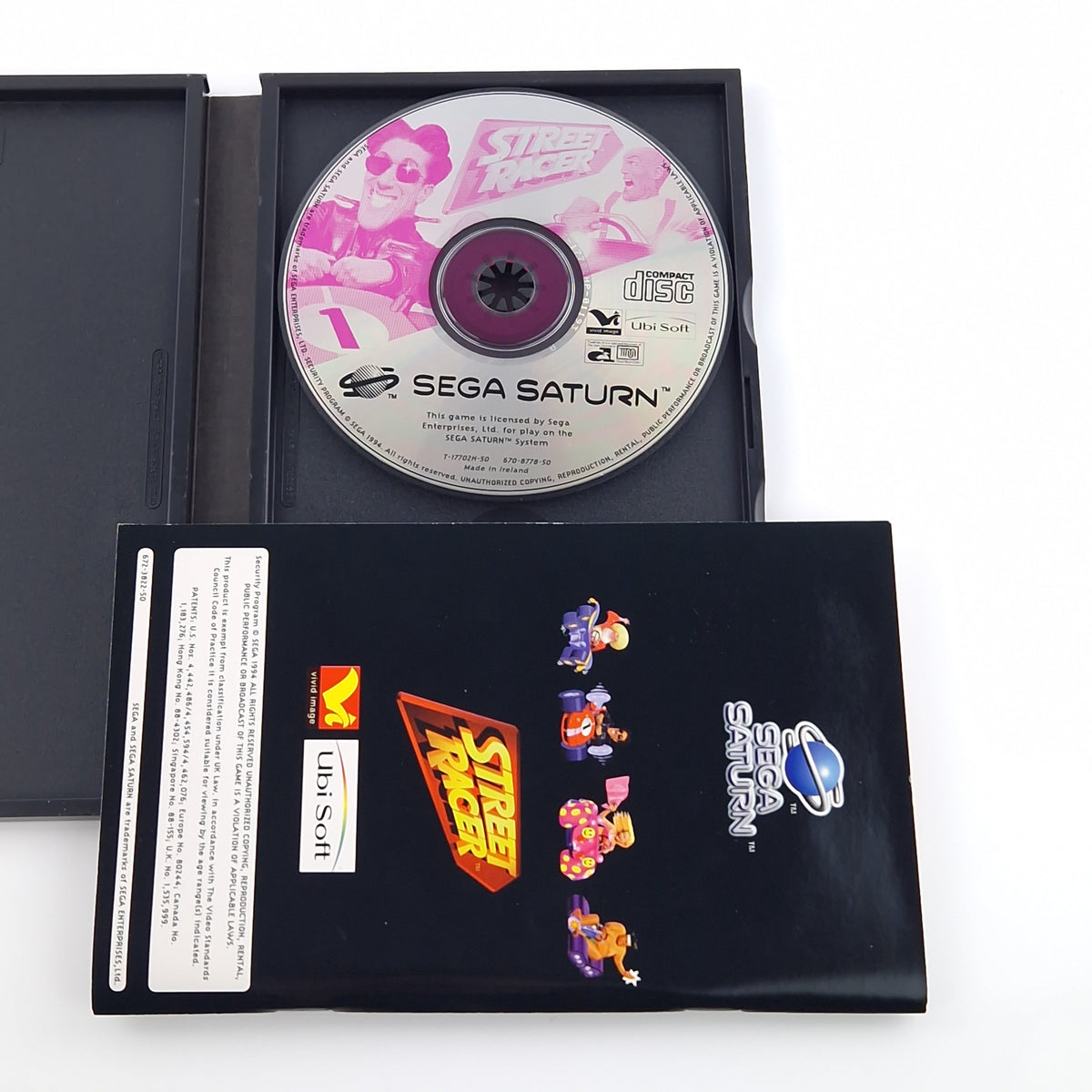 Sega Saturn Spiel – Street Racer CD Anleitung OVP PAL