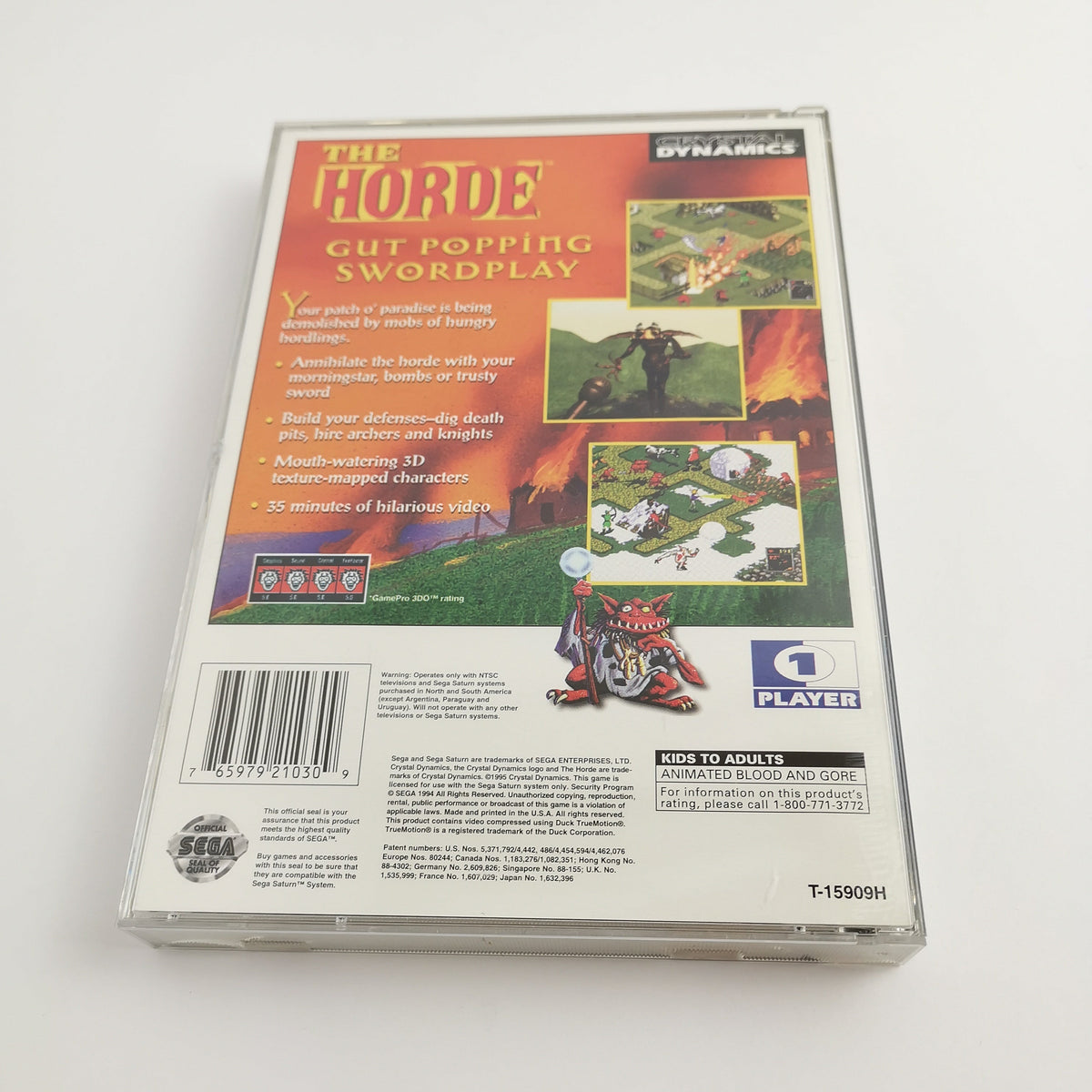 Sega Saturn Spiel – The Horde NTSC USA OVP