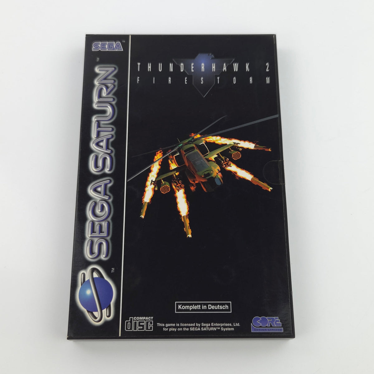 Sega Saturn Spiel – Thunderhawk 2 Firestorm OVP PAL