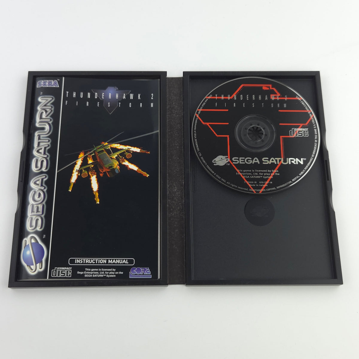 Sega Saturn Spiel – Thunderhawk 2 Firestorm OVP PAL