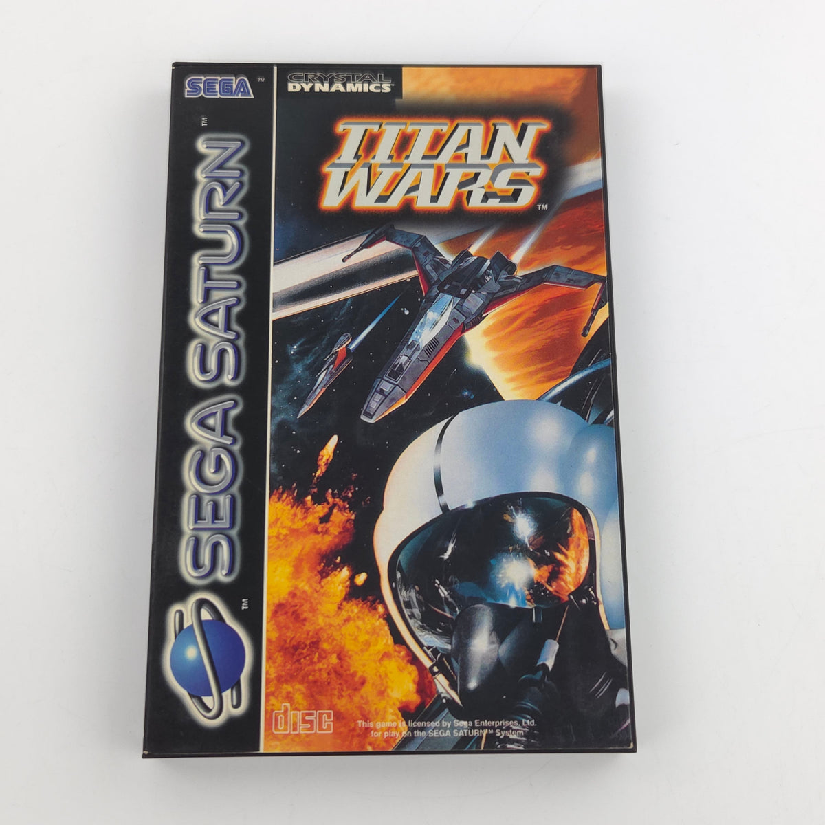 Sega Saturn Spiel Titan Wars OVP PAL Crystal Dynamics