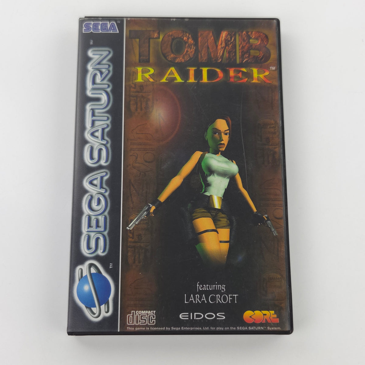 Sega Saturn Spiel Tomb Raider OVP PAL