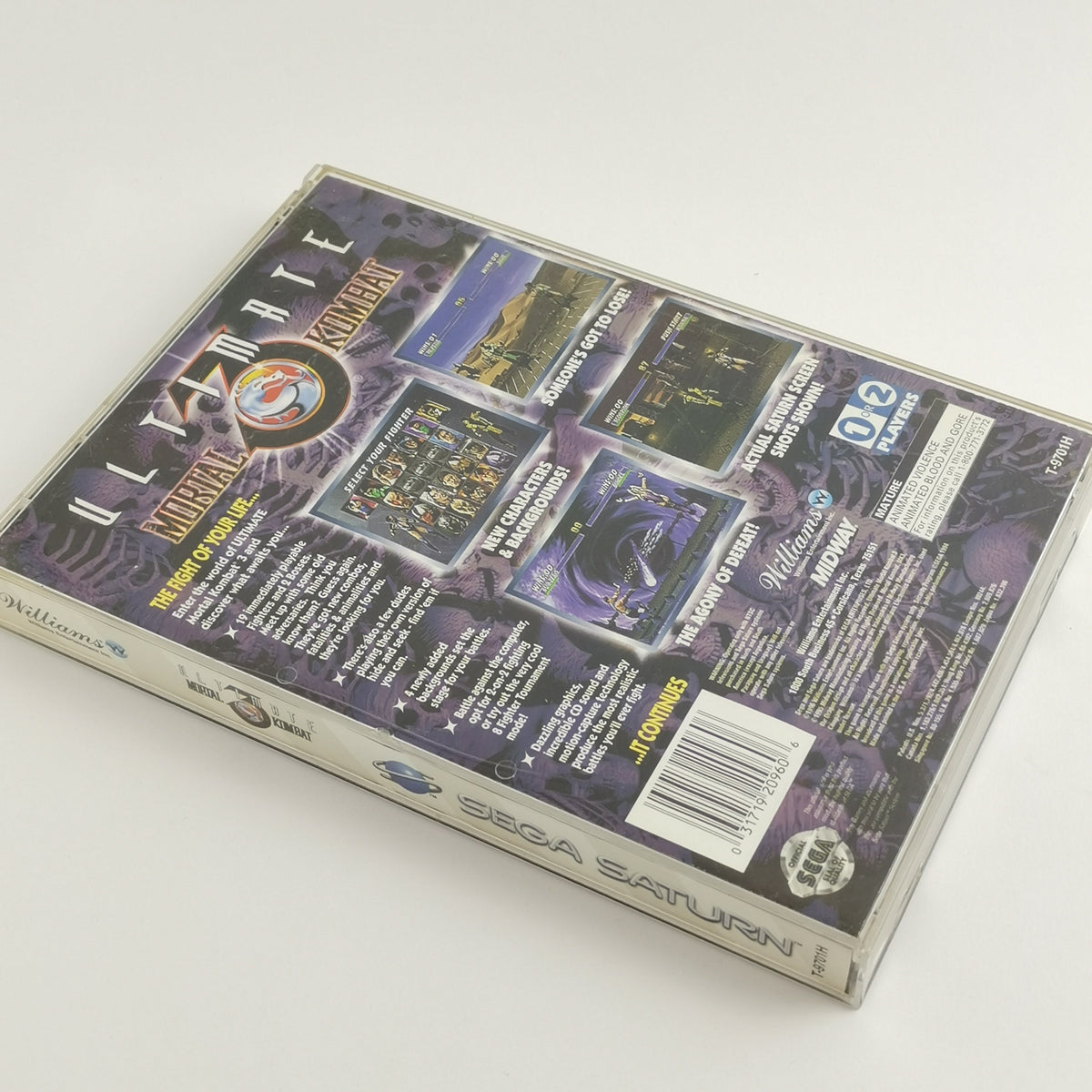 Sega Saturn Spiel – Ultimate Mortal Kombat NTSC-U OVP