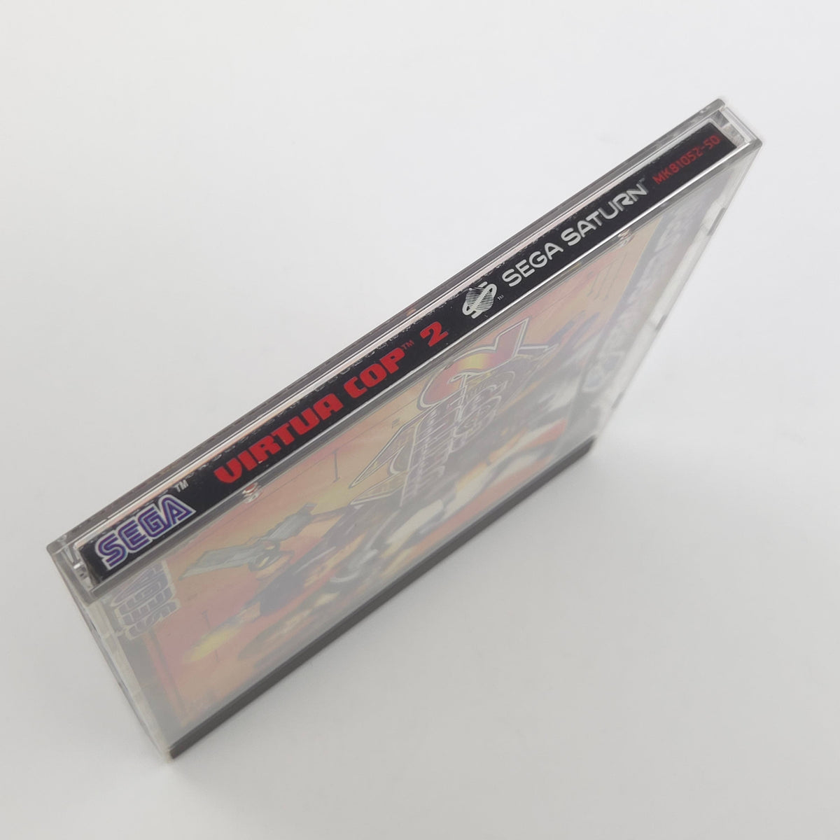 Sega Saturn Spiel Virtua Cop 2 CD Anleitung PAL EUR USK18