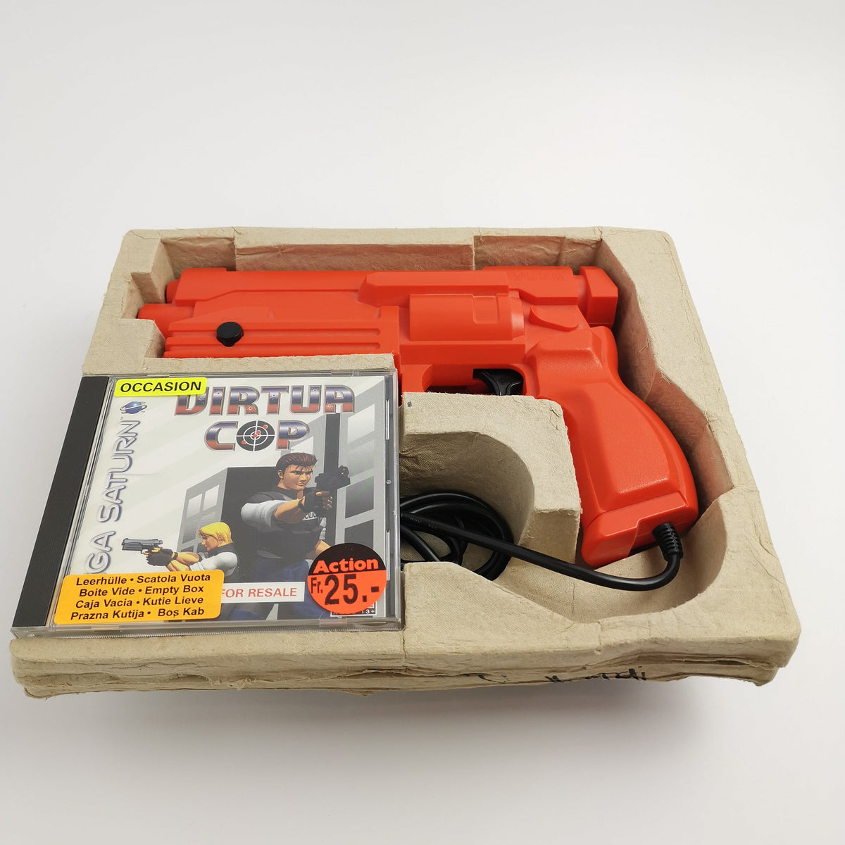 Sega Saturn Spiel: Virtua Cop + Gun | amerikanische Version NTSC-U/C USA | OVP