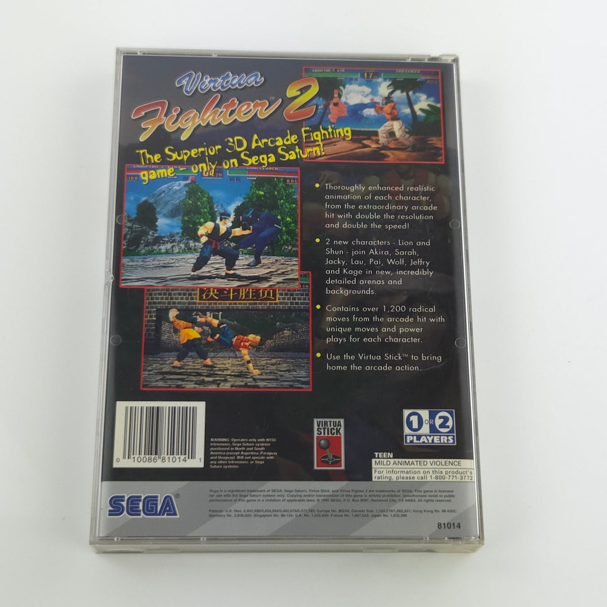 Sega Saturn Spiel – Virtua Fighter 2 OVP USA