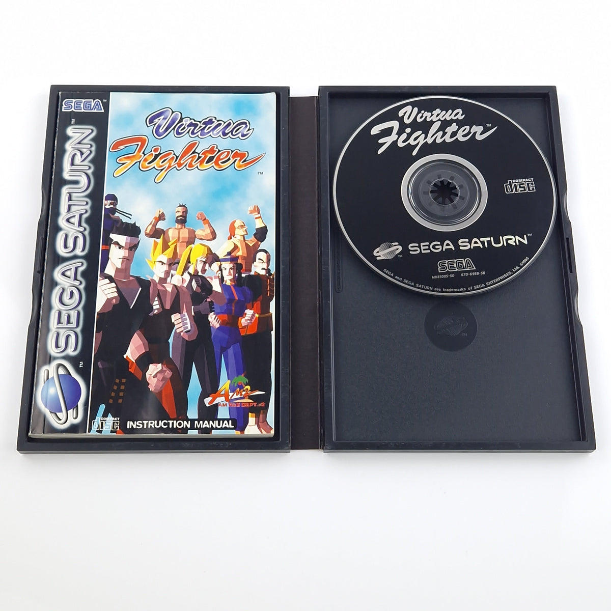 Sega Saturn Spiel – Virtua Fighter OVP PAL Beat em Up