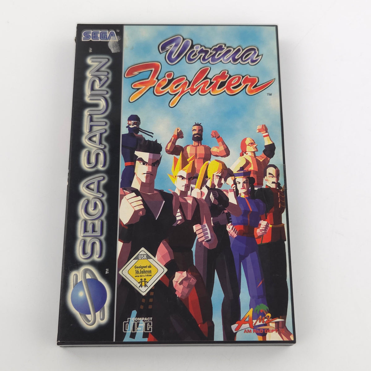Sega Saturn Spiel Virtua Fighter PAL OVP Anleitung CD