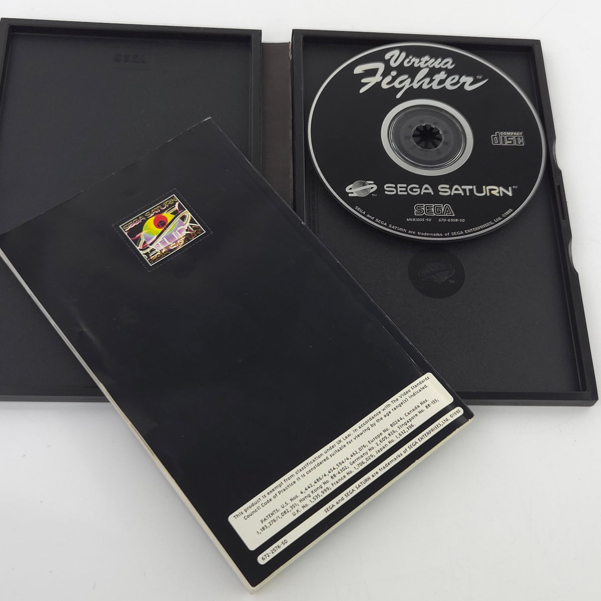 Sega Saturn Spiel Virtua Fighter PAL OVP Anleitung CD