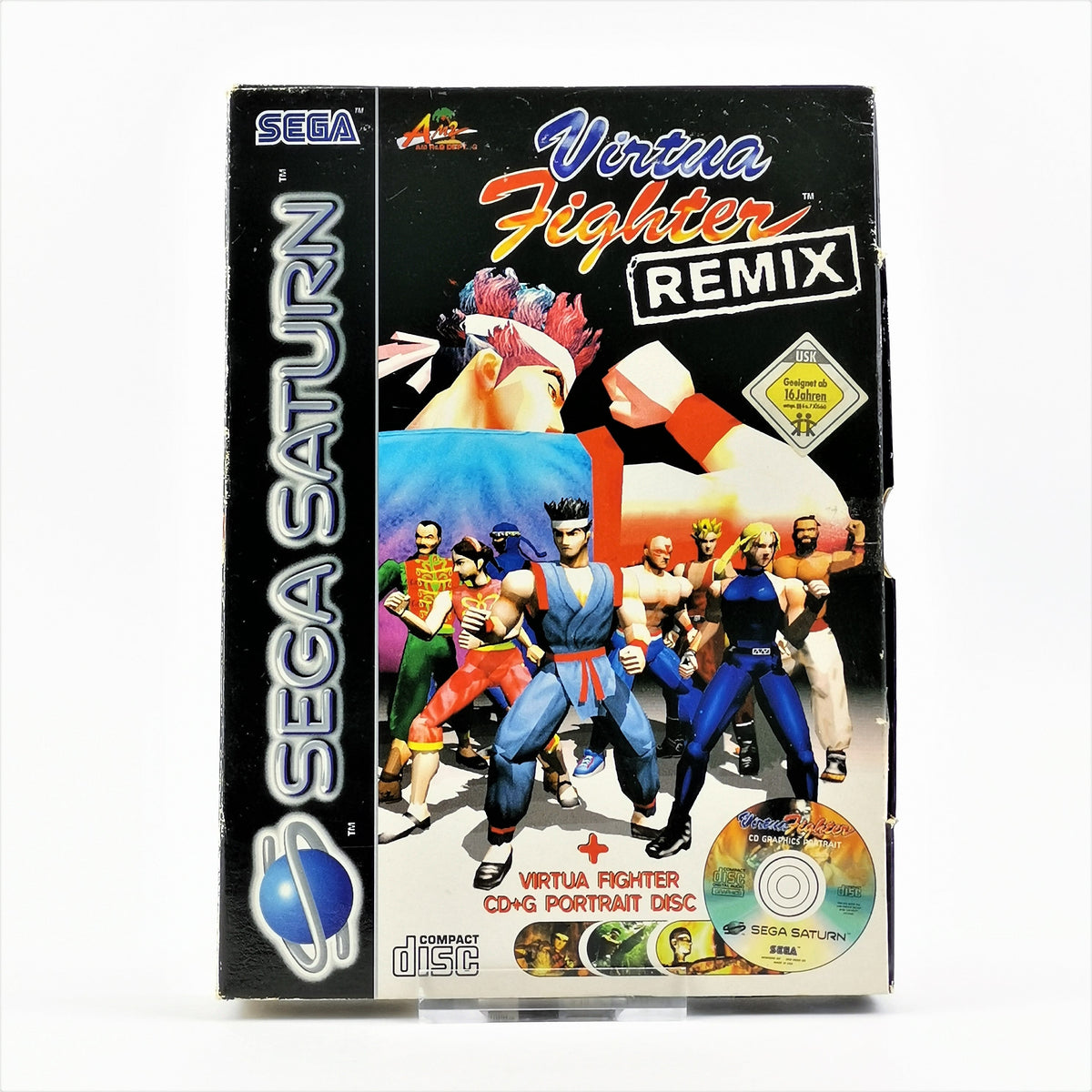 Sega Saturn Spiel – Virtua Fighter Remix OVP PAL