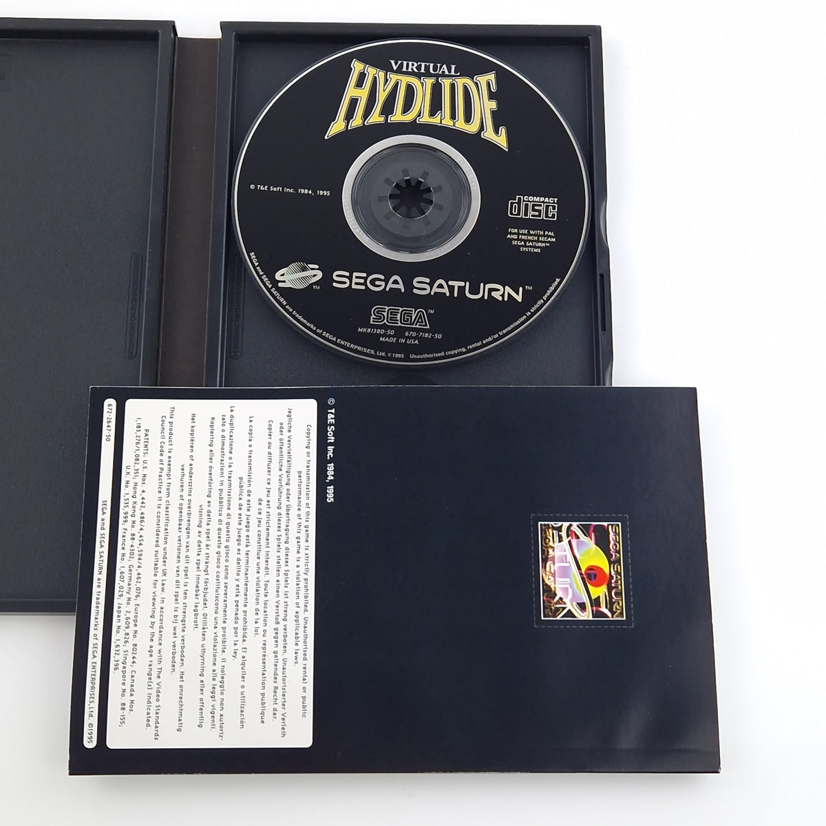 Sega Saturn Spiel – Virtual Hydlide OVP PAL