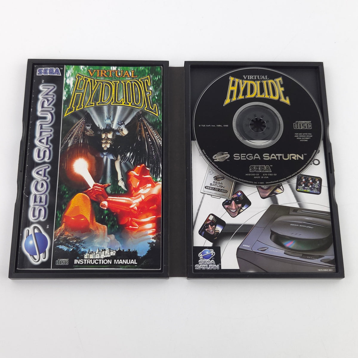 Sega Saturn Spiel Virtual Hydlide OVP PAL EUR CD ROM