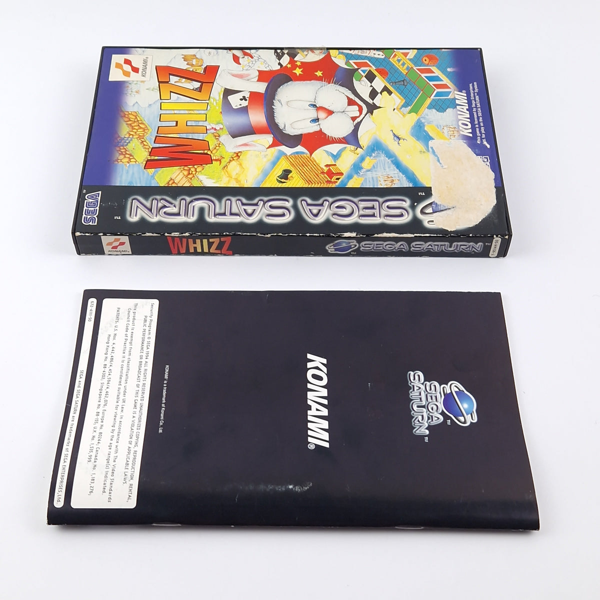 Sega Saturn Spiel – Whizz (OVP Anleitung PAL)
