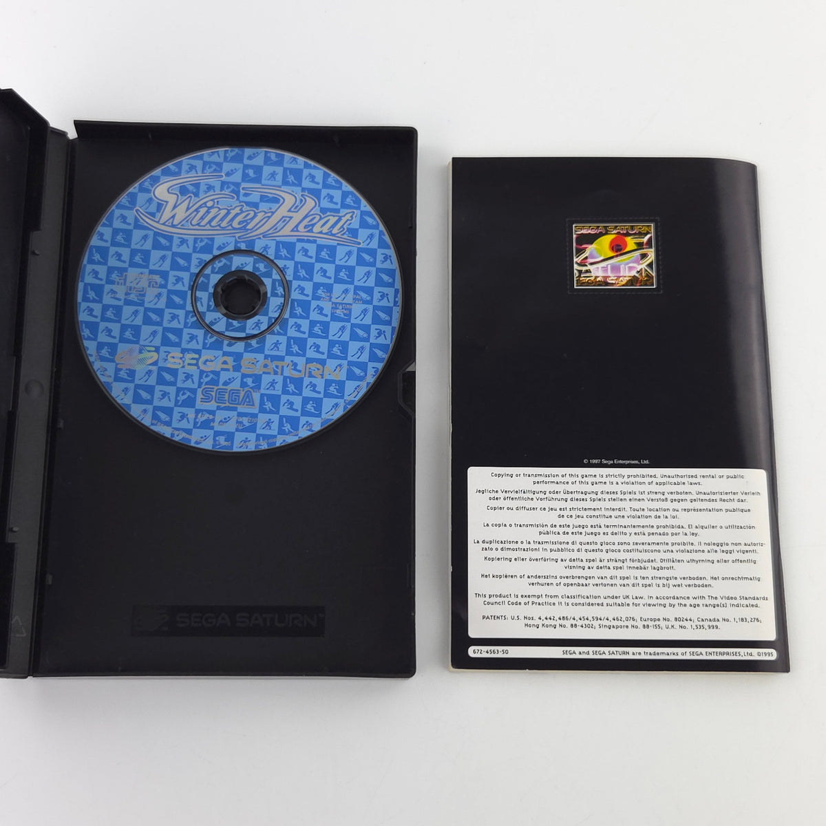 Sega Saturn Spiel Winter Heat Sega Sports OVP PAL EUR