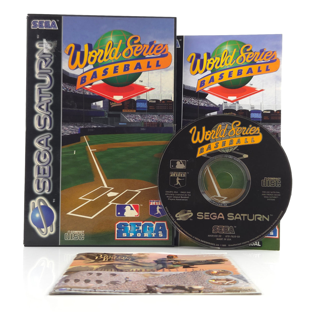Sega Saturn Spiel World Series Baseball OVP PAL EUR
