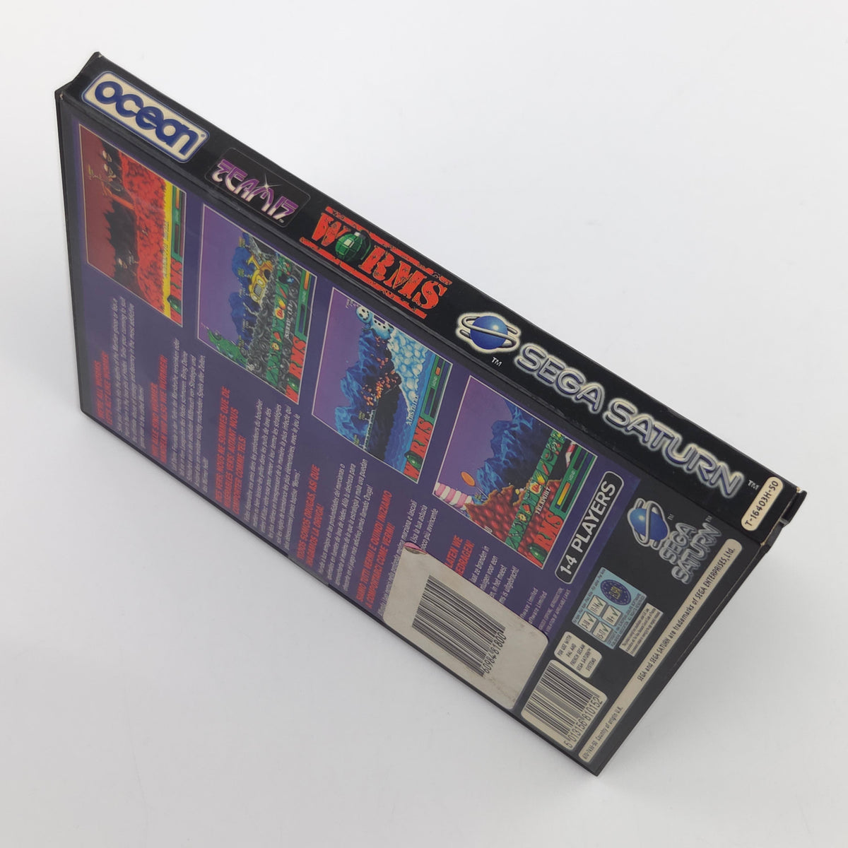 Sega Saturn Spiel Worms OVP Anleitung PAL EUR Ocean