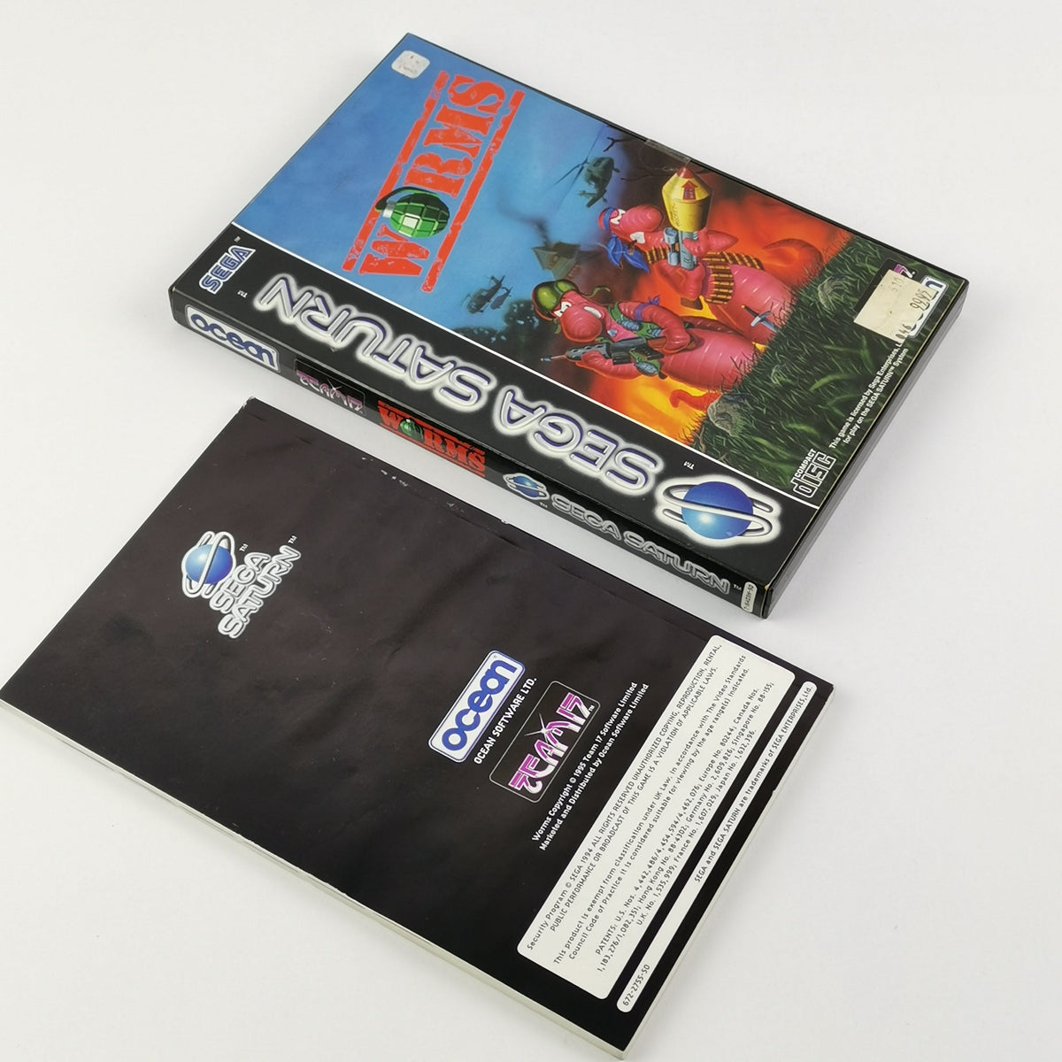 Sega Saturn Spiel: Worms - OVP & Anleitung PAL | SegaSaturn Disc [2]