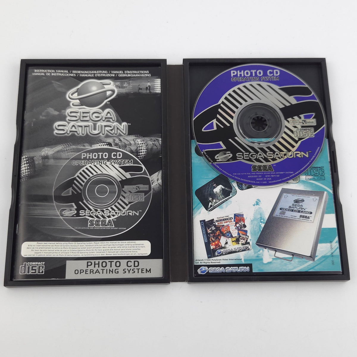 Sega Saturn Zubehör Photo CD Operating System OVP PAL