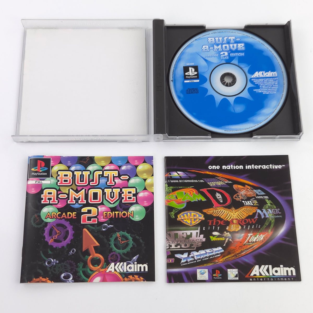 Playstation Spiel Bust-A-Move 2 Arcade Edition PS1 OVP PAL