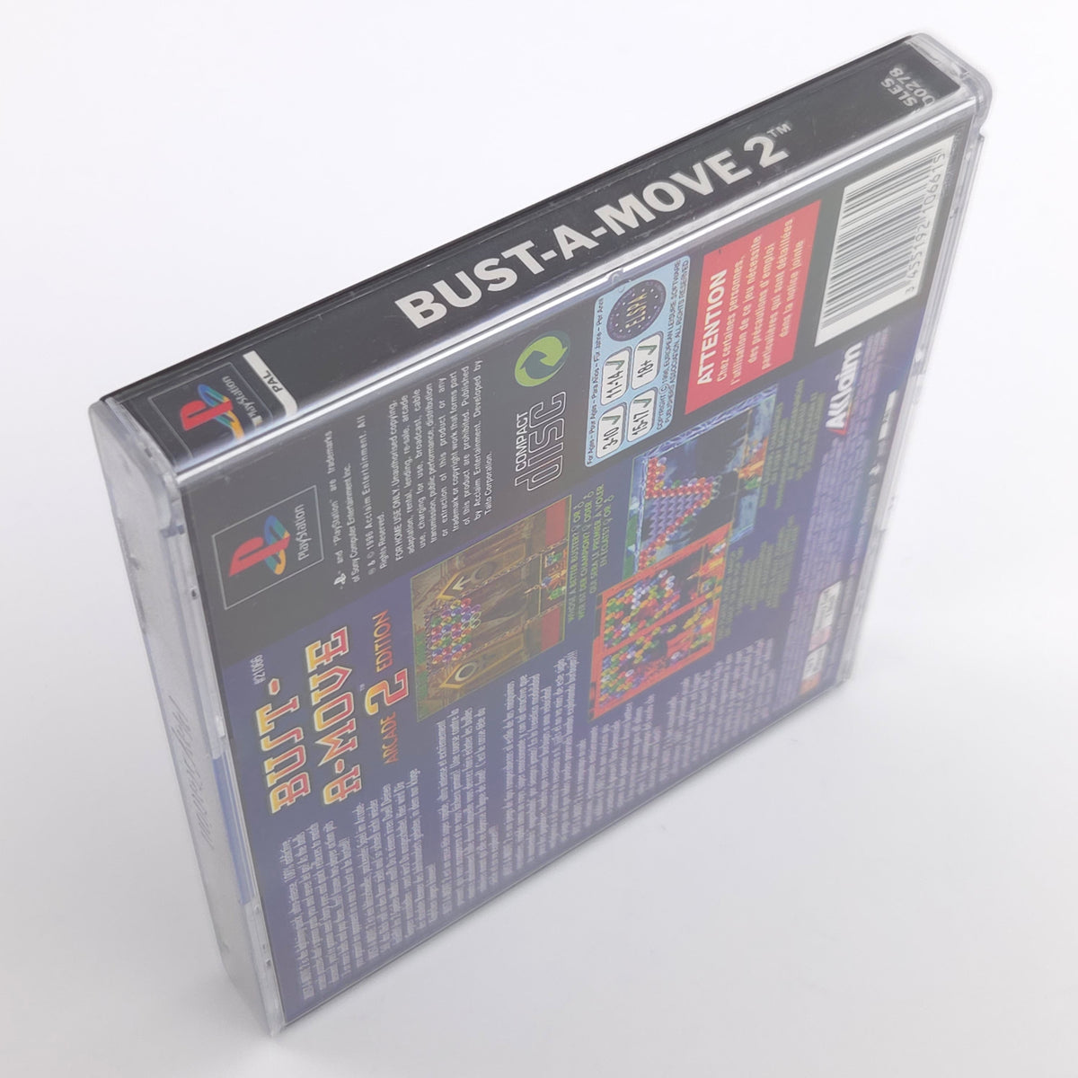 Playstation Spiel Bust-A-Move 2 Arcade Edition PS1 OVP PAL