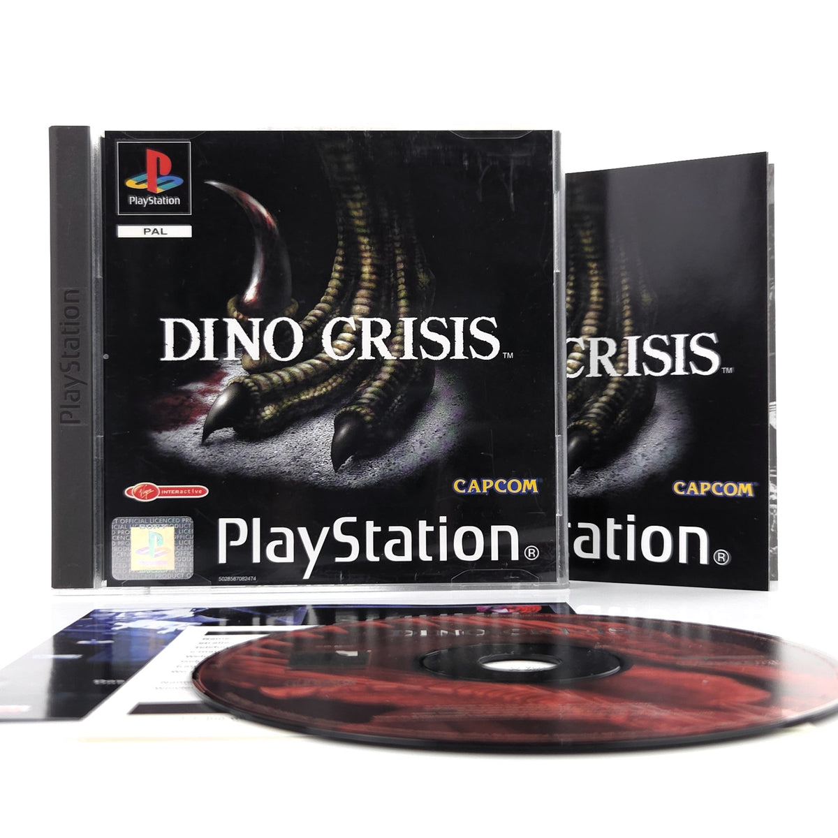 Sony Playstation Spiel Dino Crisis PS1 OVP PAL Capcom
