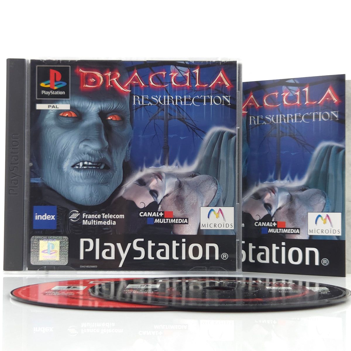 Playstation 1 Spiel Dracula Resurrection PS1 OVP PAL DE