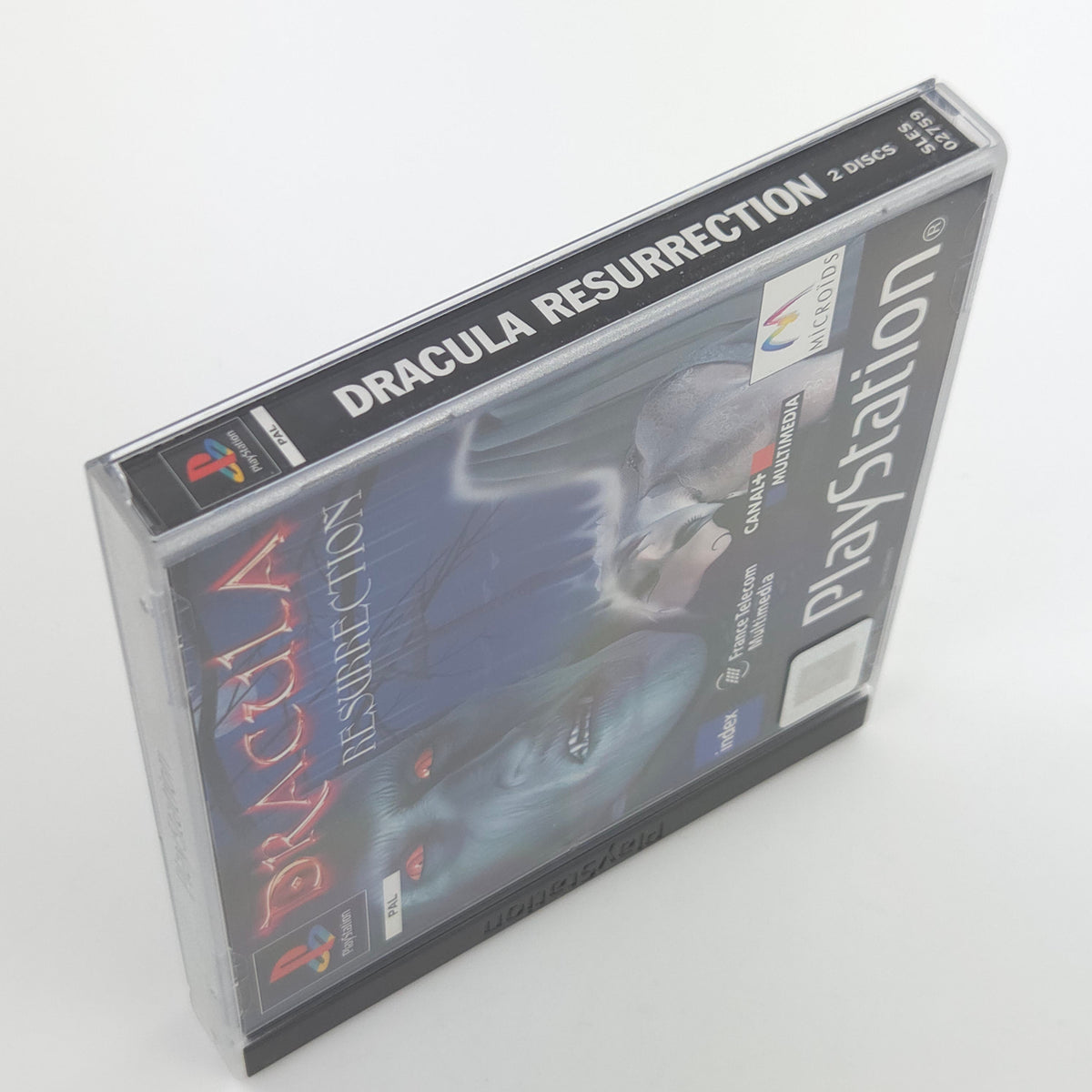 Playstation 1 Spiel Dracula Resurrection PS1 OVP PAL DE