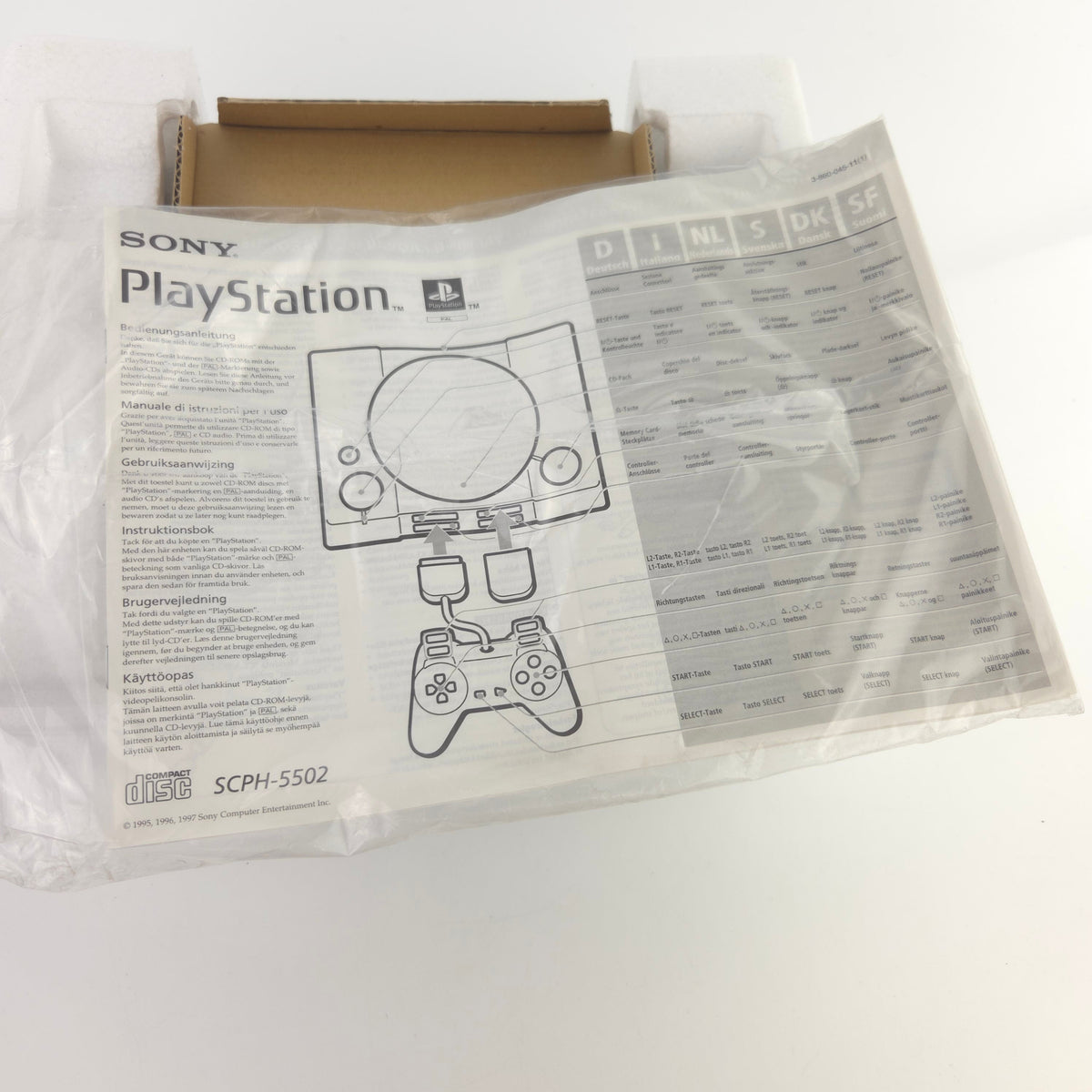 Sony PlayStation 1 Konsole Neu OVP Unbenutzt