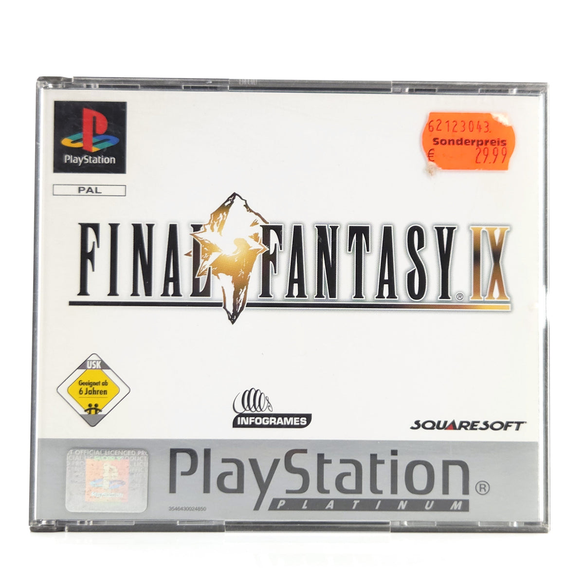 PlayStation 1 Spiel Final Fantasy IX Platinum OVP