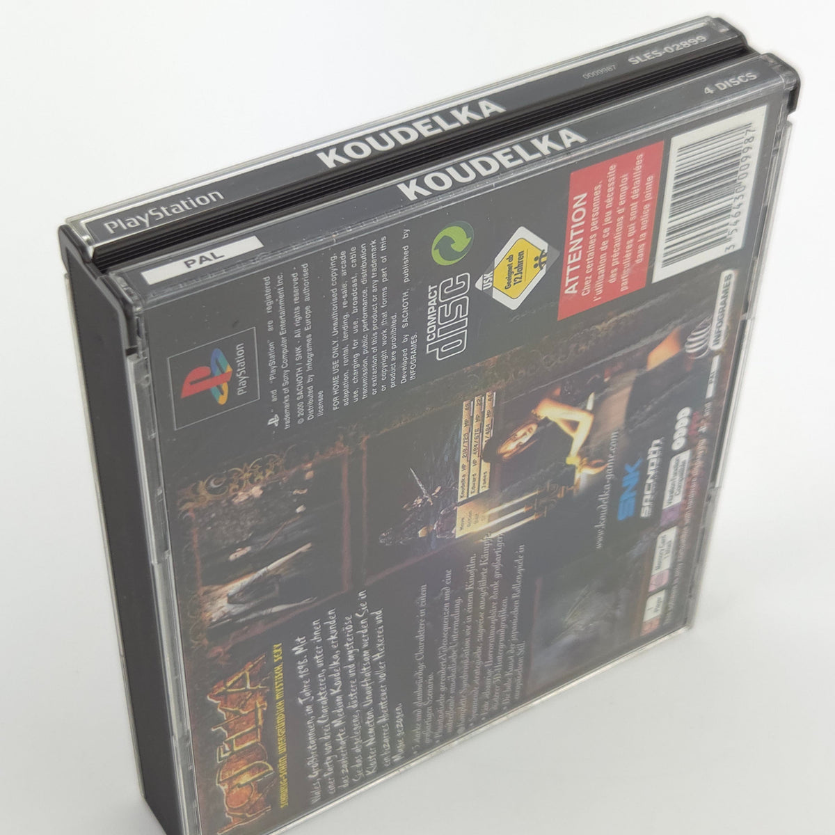 Playstation 1 Spiel Koudelka PAL OVP