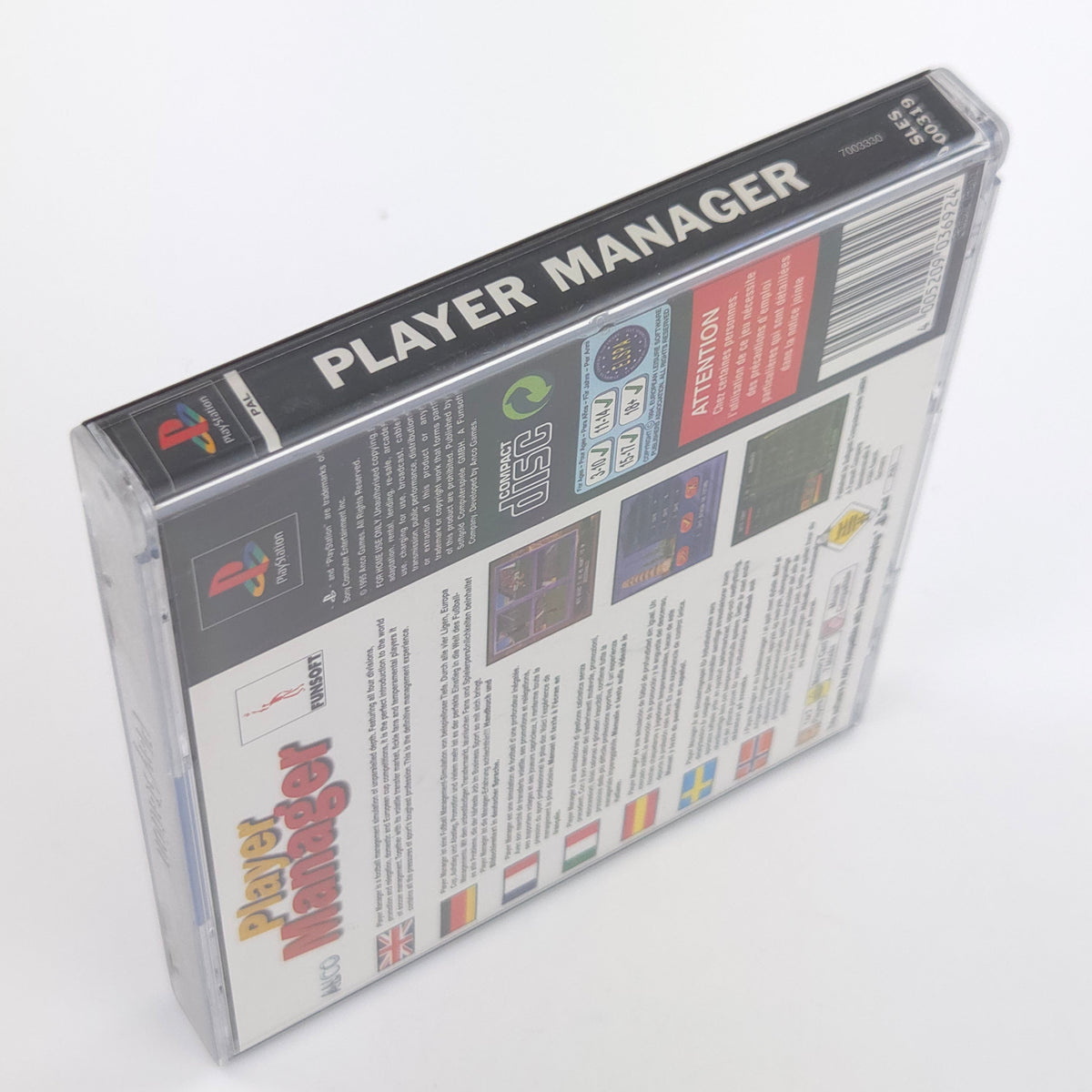 Sony Playstation Spiel Player Manager PS1 OVP PAL EUR