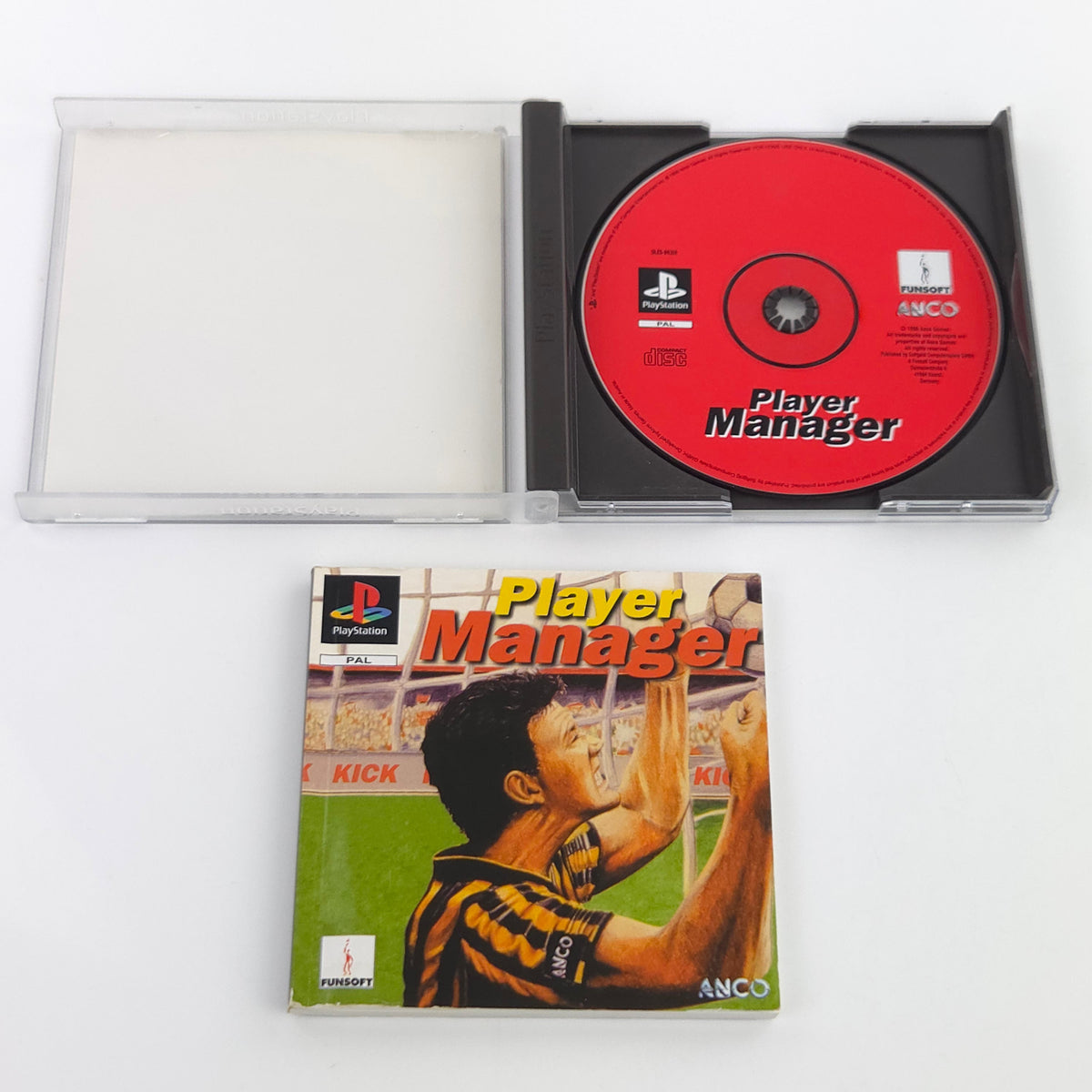 Sony Playstation Spiel Player Manager PS1 OVP PAL EUR